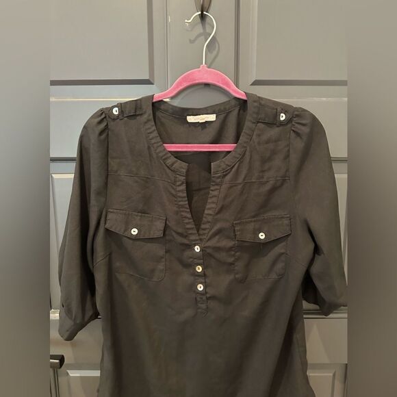 Casual black top - Picture 2 of 4